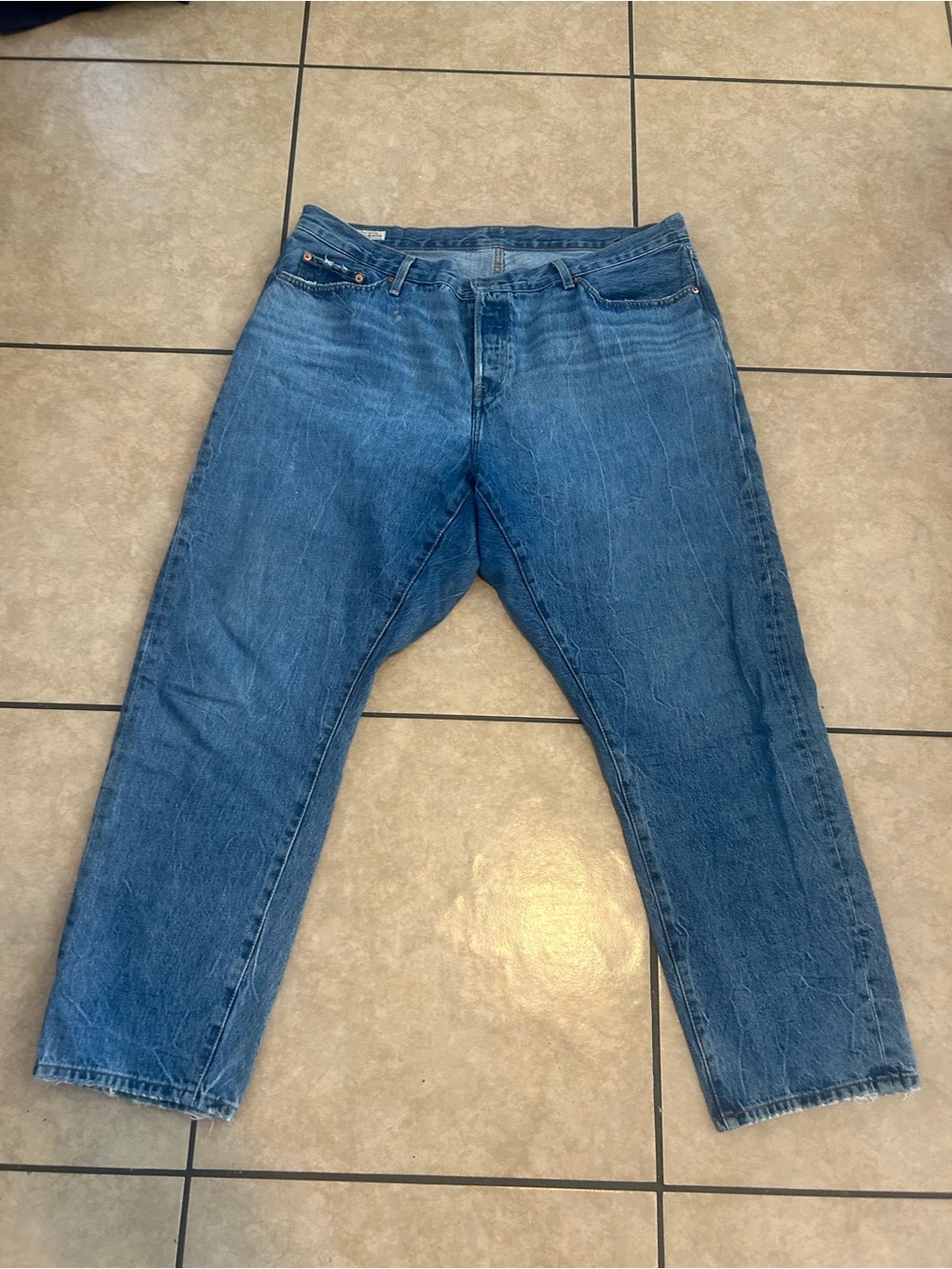 Classic Men's Blue Denim Jeans (B1)